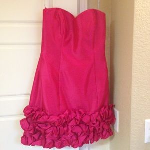 Fuschia cocktail dress