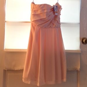 strapless pink dress!