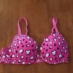 Pink push up Bra