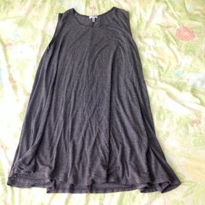 Gray tunic dress