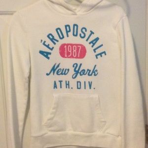 White Aeropostale hoodie
