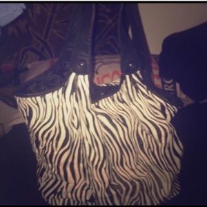 Cute zebra purse