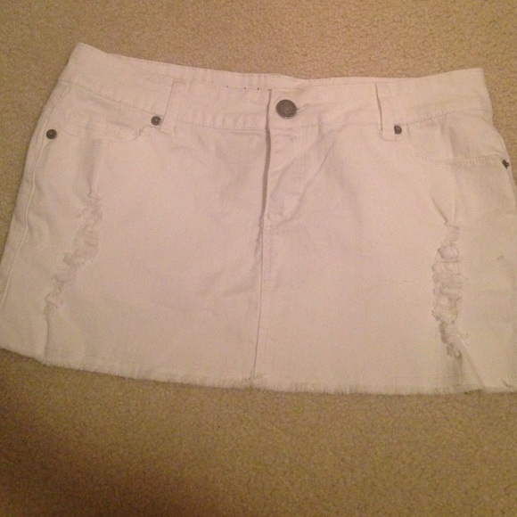 White skirt