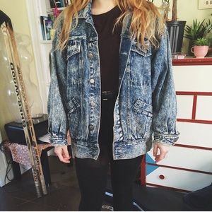 Vintage Acid washed Denim Jacket