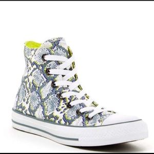 Snake skin high top Converse - brand new!!!
