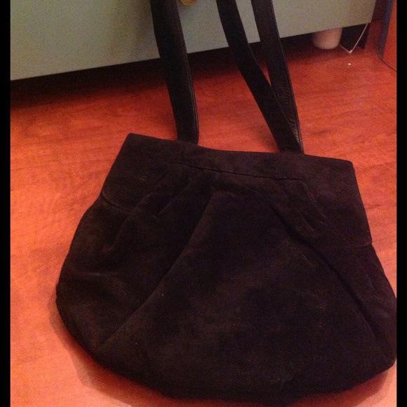 Vintage Jeweled Braccialini Italian Suede Bag - Picture 3 of 4