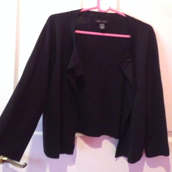 Black sweater with matching top