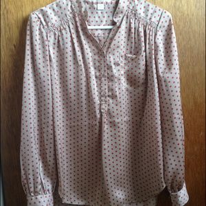 Polka dot blouse