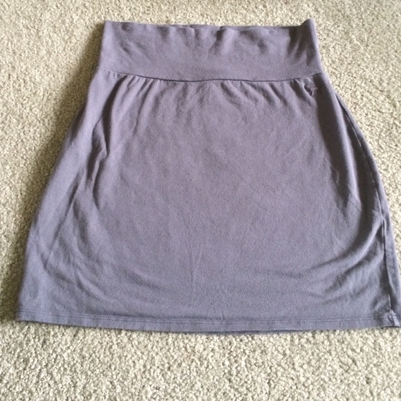 Cotton grey PINK pencil skirt!