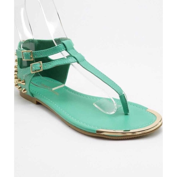 City Classified Shoes - Aqua Sandals