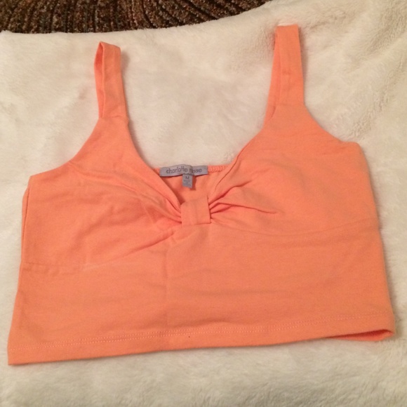 Orange crop top size M - Picture 1 of 3