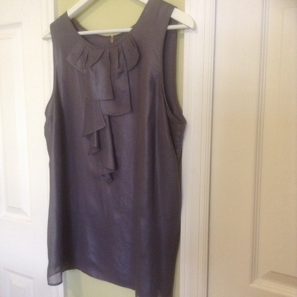 AnnTaylor gray shell