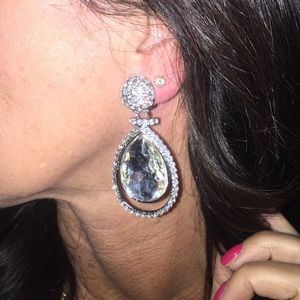 Teardrop Earrings (Clip-On)