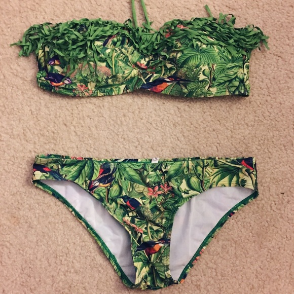 Unique pushup bikini set
