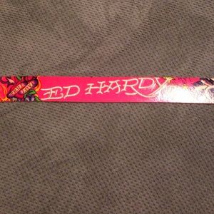ED HARDY True Love pink belt