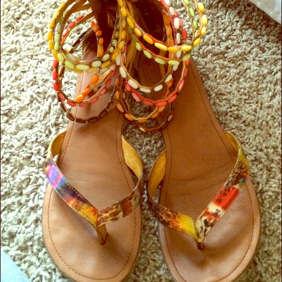 Zigi girl beaded sandals