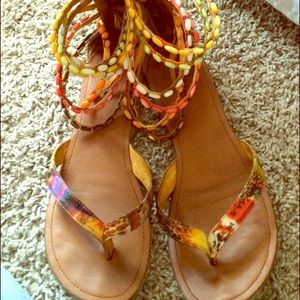 Zigi girl beaded sandals