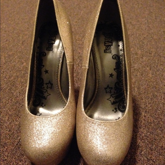 Gold heels