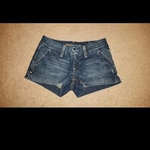 Denim shorts