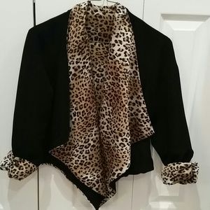 Reversible Cheetah Blazer