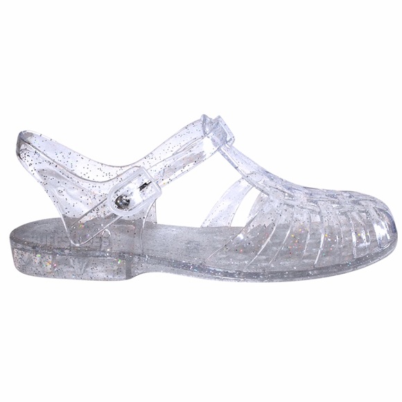 Clear juju jelly sandals
