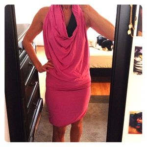 Lululemon pink and dark charcoal reversible dress