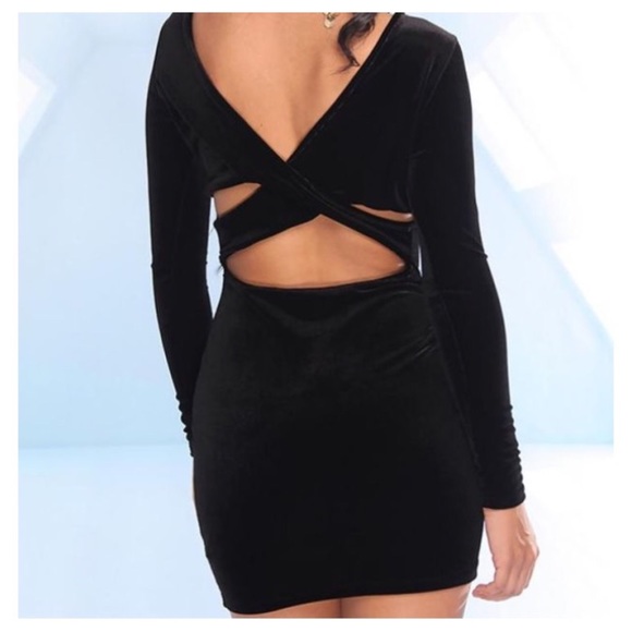 Like NEW: Velvet Long Sleeve Dress