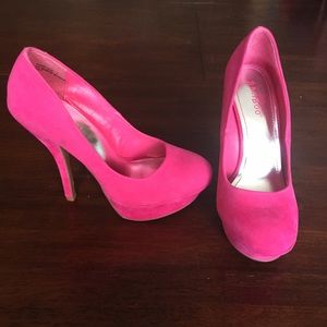 Bamboo Platform Pumps