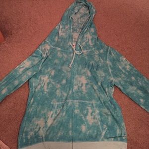 Blue Tie Dye Hoodie