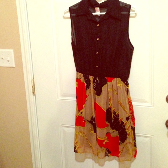 Nautical Dress - Size Medium
