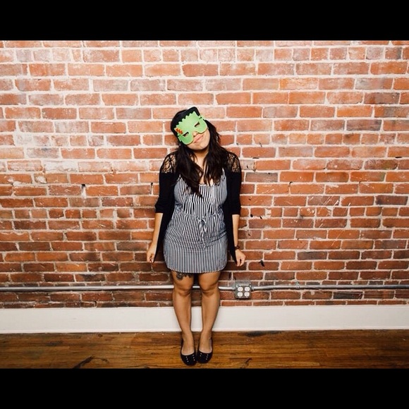 COTTON ON black and white striped dress