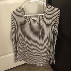 Stripped long sleeve shirt
