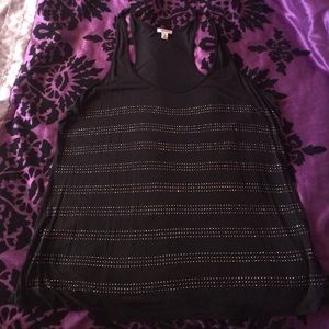 Bling striped tank💎✨💎