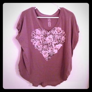 Urbanoutfitters Rose Heart Top Urbanoutfitters Rose Heart Top