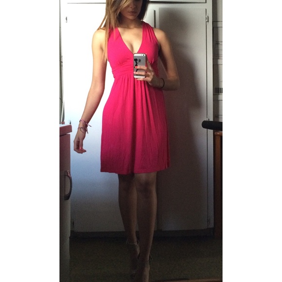 👗Mink USA Hot Pink Summer Dress Small - Picture 1 of 4