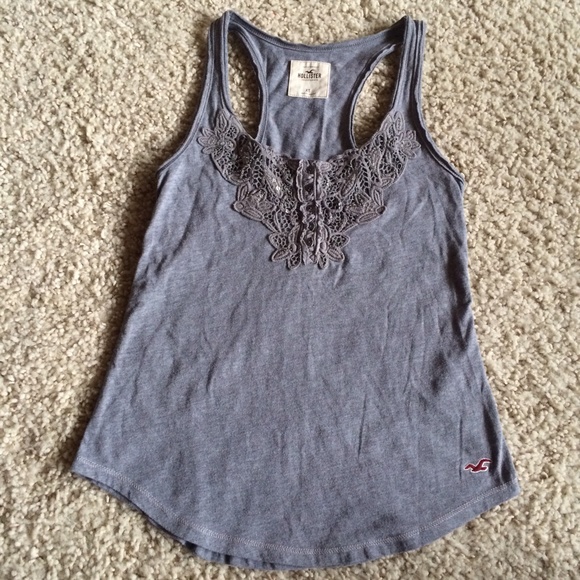Grey Sequin Tank