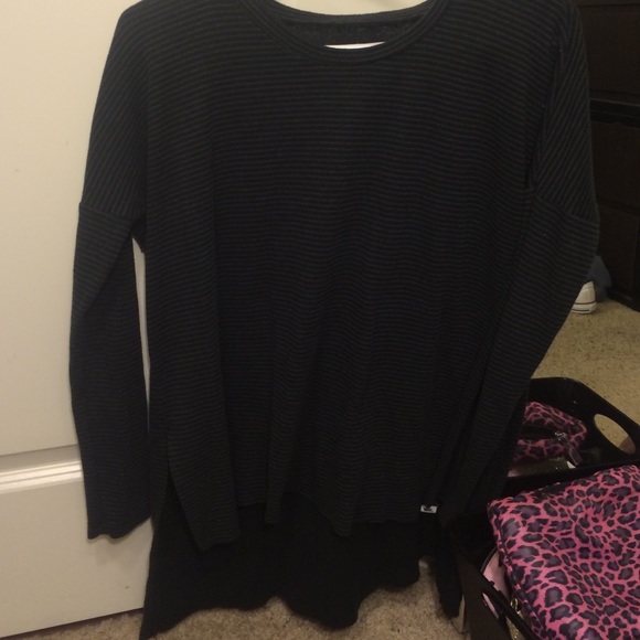 Stripped black long sleeve