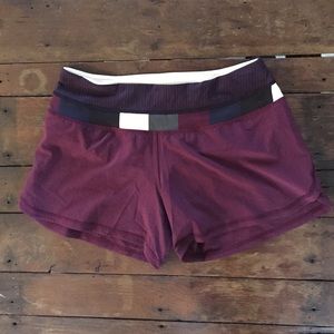 Lululemon workout shorts