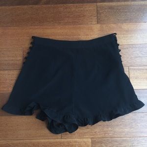 Topshop Black Shorts