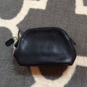Black coach pouch