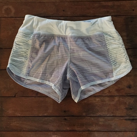 Lululemon light blue & periwinkle workout short