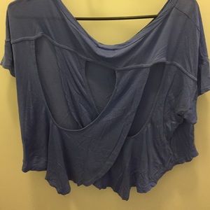 Size small crop top with cutout back!
