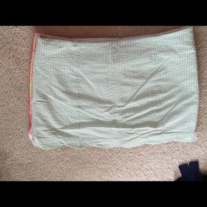 Lilly Pulitzer January Skort Green Seeksucker