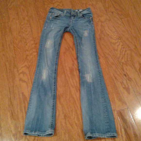 Miss me jeans with angel wings