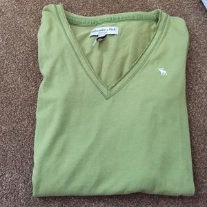 Abercrombie & Fitch long sleeve vneck shirt