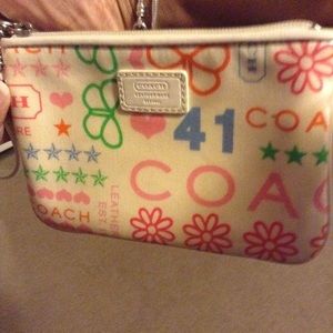 Authentic Coach small wristlet