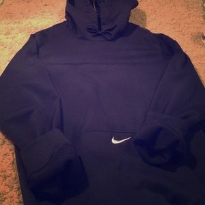 Nike Navy blue hooded sweatshirt