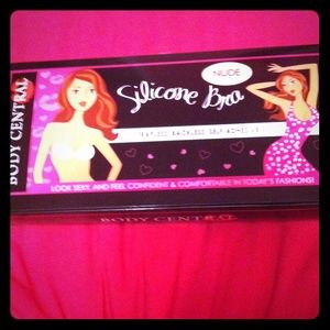 C cup Nude silicone strapless bra!!