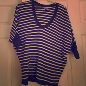 Grey and white sweater