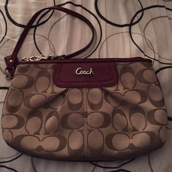 Large coach wristlet!